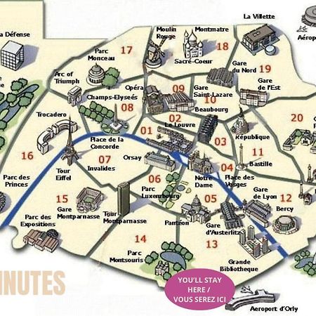 Appartement Cosy Au Calme A 20 Min De Paris 维勒瑞夫 外观 照片